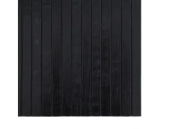 Wakil Alfombra rectangular bambú negro 70x300 cm
