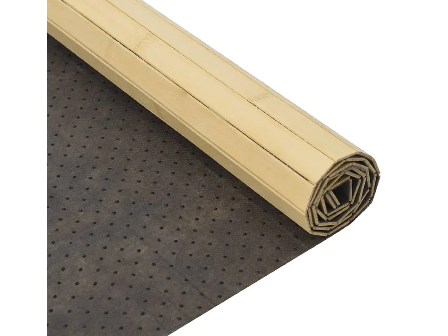 Garden Furniture Alfombra De Salón^Wakil Alfombra rectangular bambú color natural claro 70x200 cm Beige