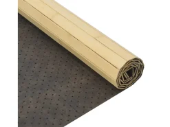 Wakil Alfombra rectangular bambú color natural claro 60x200 cm