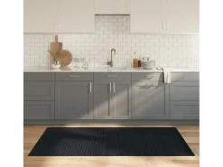 Garden Furniture Wakil Alfombra rectangular bambú 100x200 cm Gris