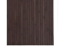 Wakil Alfombra rectangular bambú marrón oscuro 80x200 cm