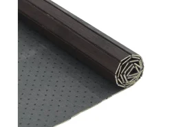 Wakil Alfombra rectangular bambú marrón oscuro 100x200 cm