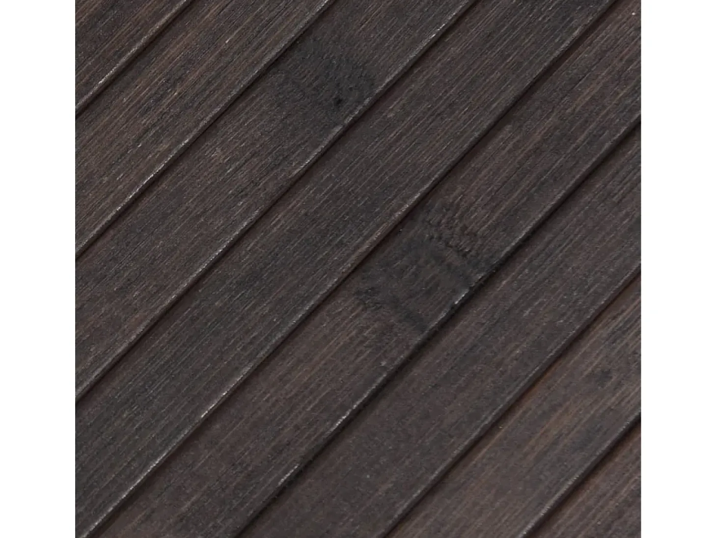 Wakil Alfombra rectangular bambú marrón oscuro 100x300 cm