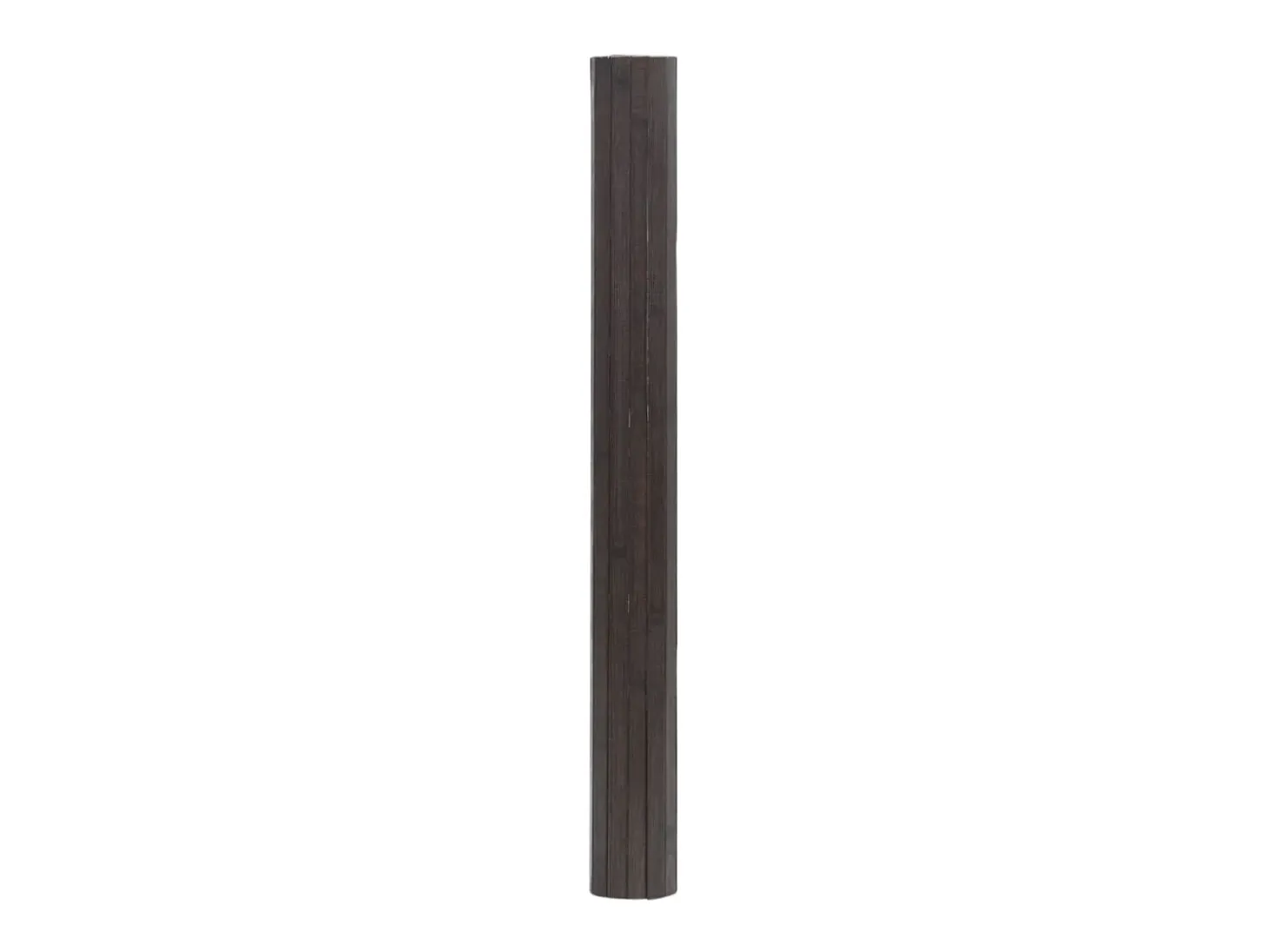 Wakil Alfombra rectangular bambú marrón oscuro 100x300 cm