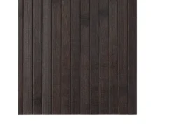 Wakil Alfombra rectangular bambú marrón oscuro 100x300 cm