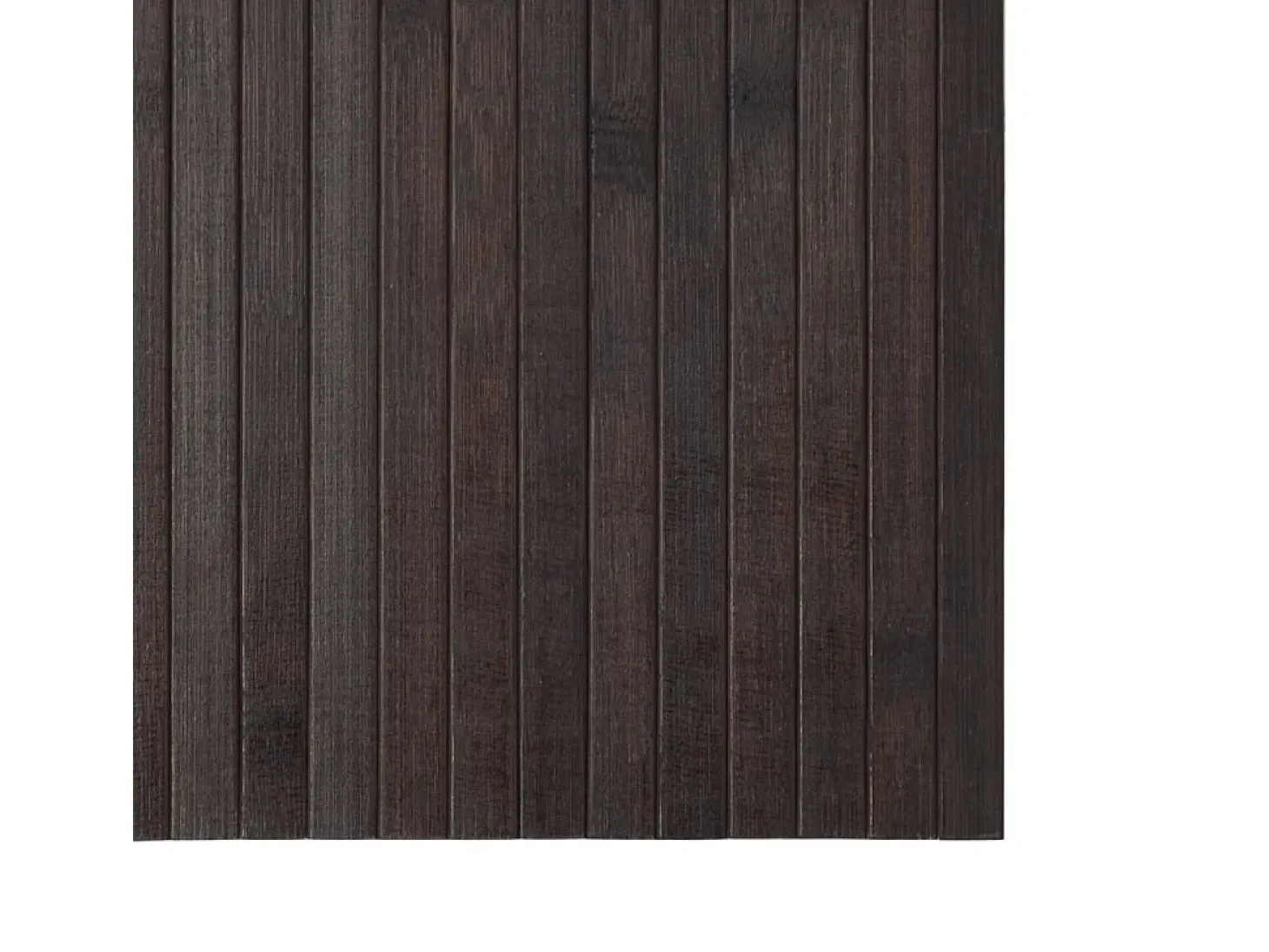 Wakil Alfombra rectangular bambú marrón oscuro 100x300 cm