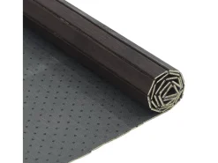 Wakil Alfombra rectangular bambú marrón oscuro 100x300 cm