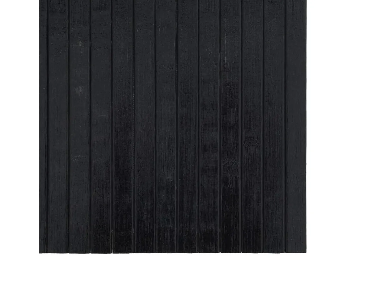 Best Garden Furniture Wakil Alfombra rectangular bambú 100x300 cm Negro