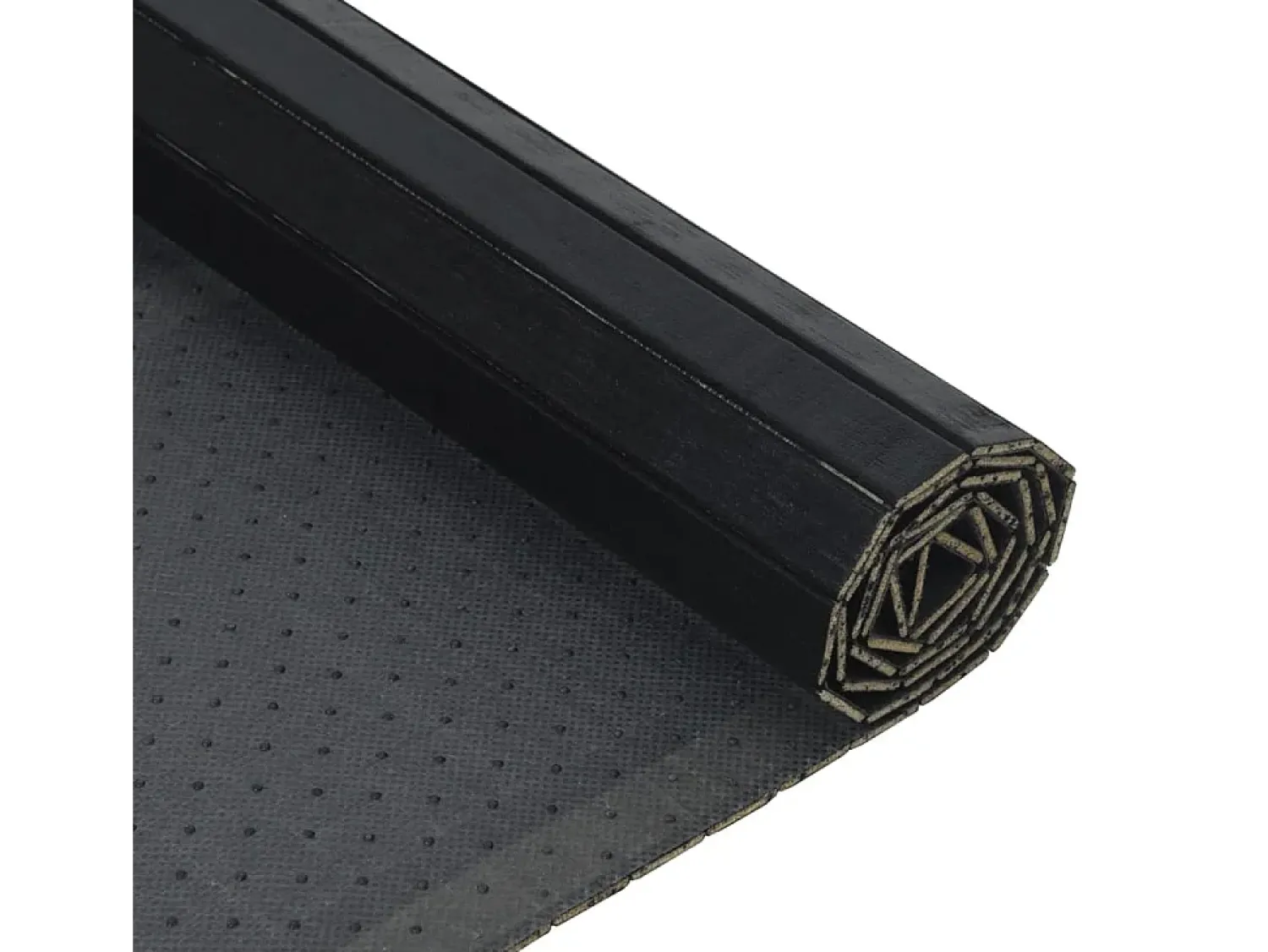 Best Garden Furniture Wakil Alfombra rectangular bambú 100x300 cm Negro
