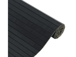 Best Garden Furniture Wakil Alfombra rectangular bambú 100x300 cm Negro
