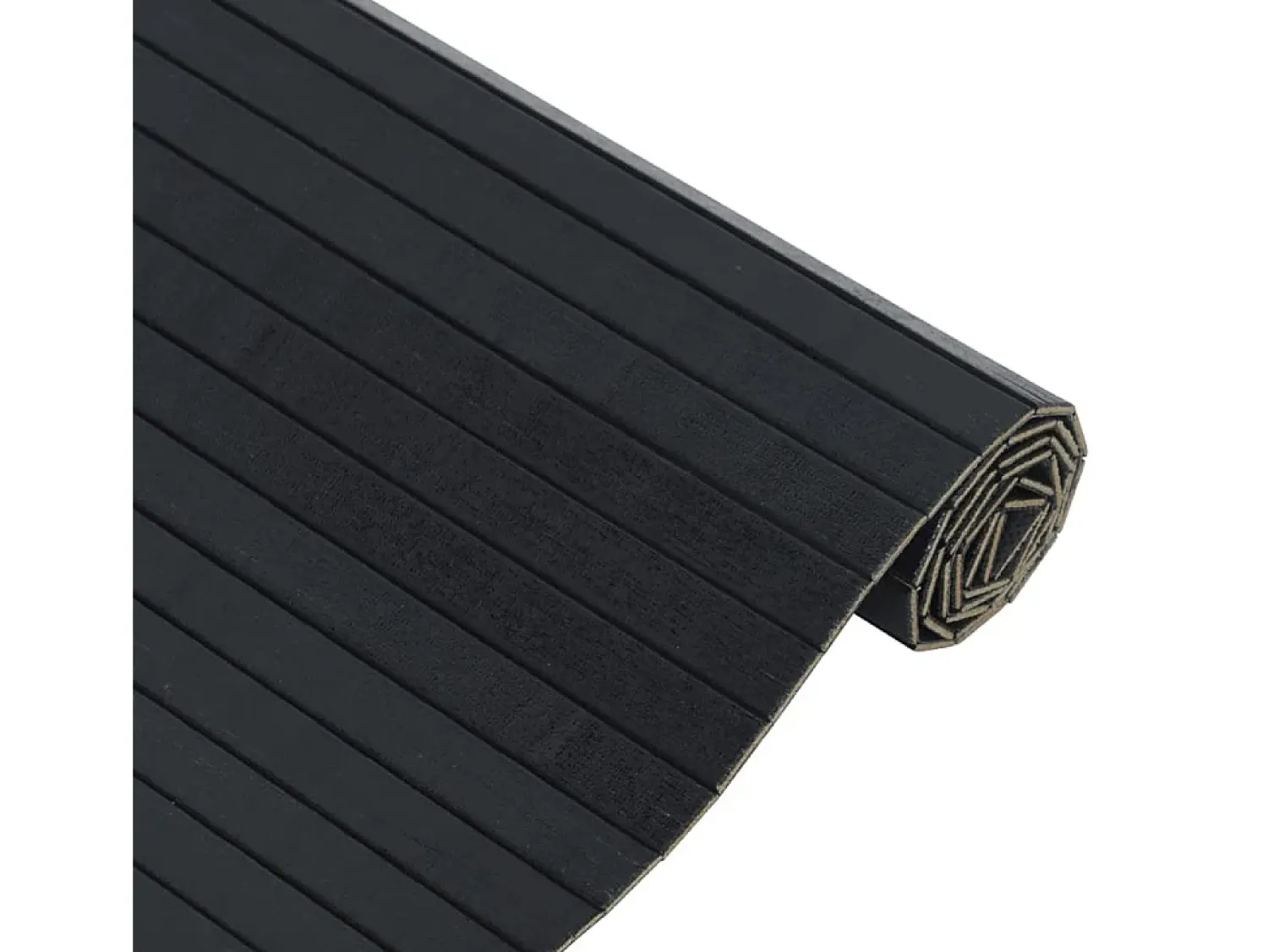 Best Garden Furniture Wakil Alfombra rectangular bambú 100x300 cm Negro