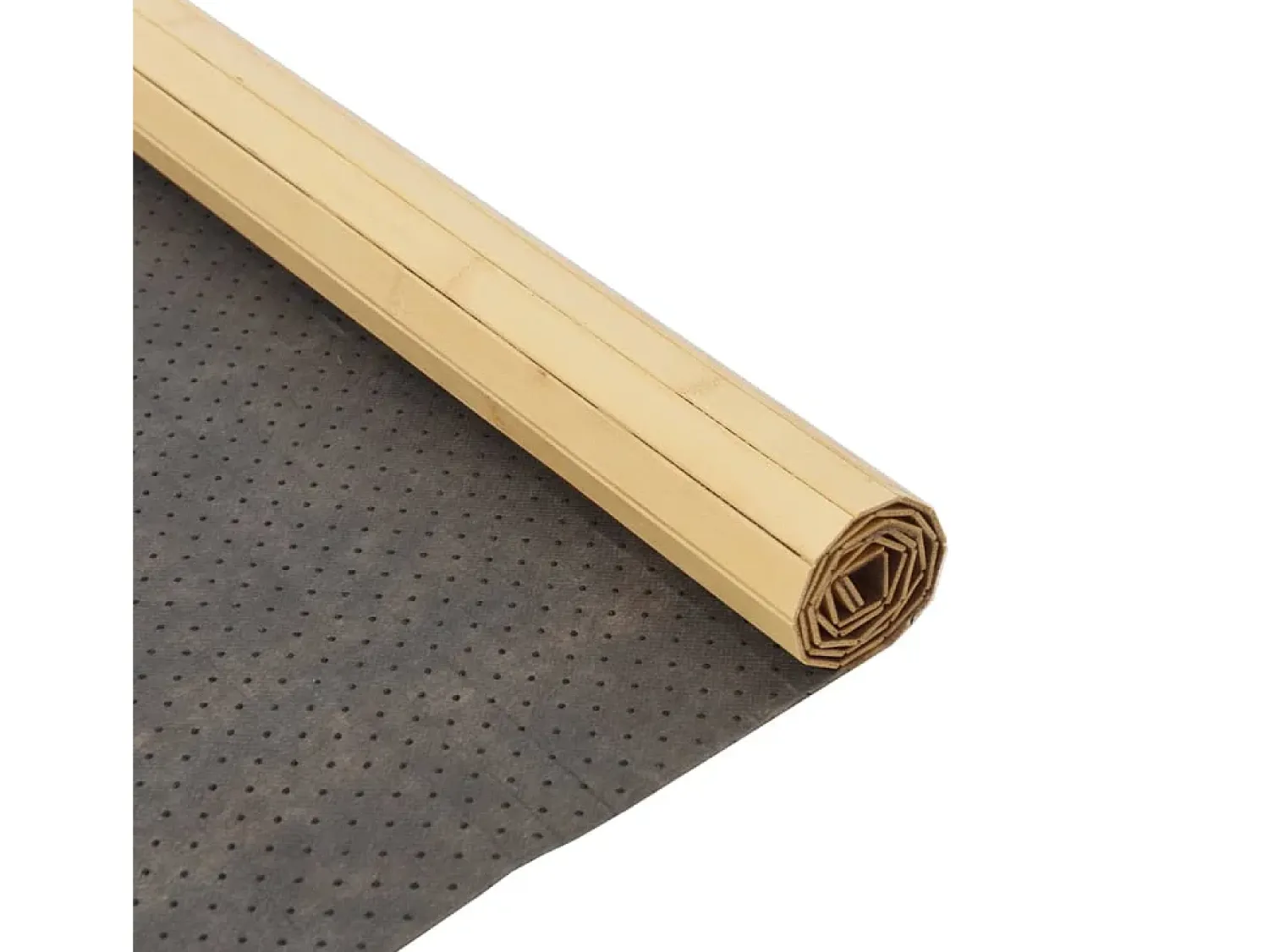 Discount Garden Furniture Wakil Alfombra rectangular bambú color natural claro 80x200 cm Beige