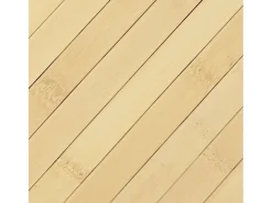 Wakil Alfombra rectangular bambú color natural claro 100x200 cm