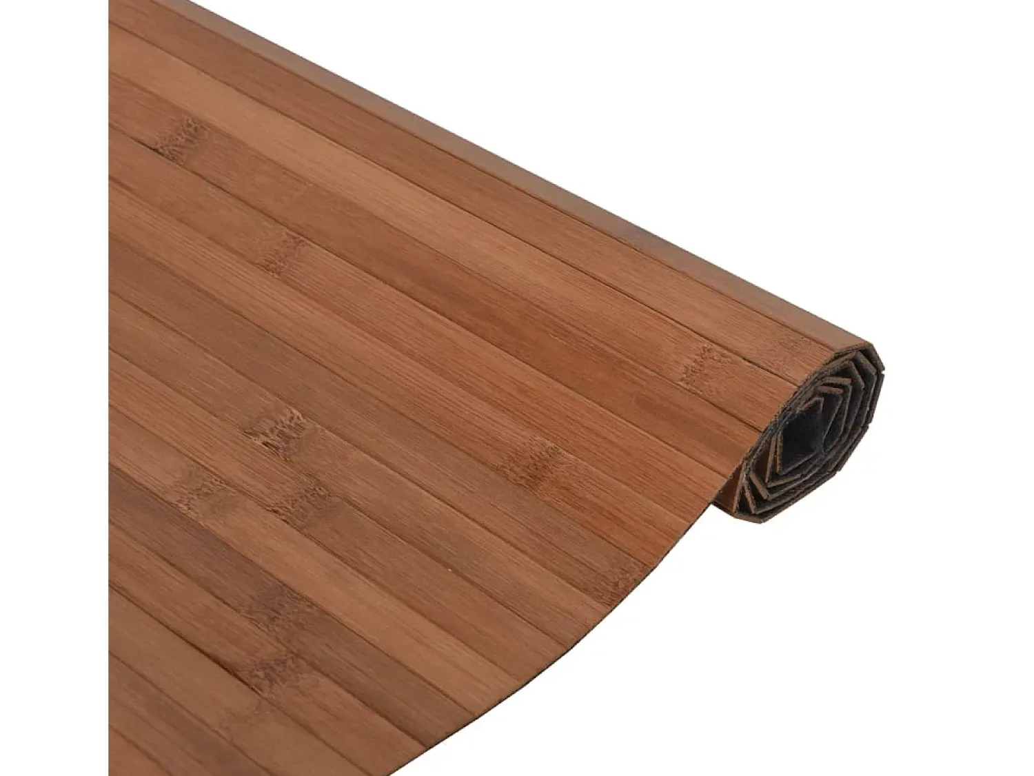 Online Garden Furniture Wakil Alfombra rectangular bambú marrón 70x300 cm Marru00f3n