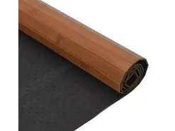 Wakil Alfombra rectangular bambú marrón 70x100 cm