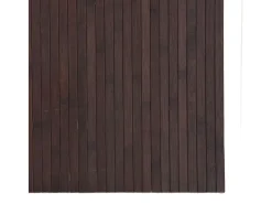 Wakil Alfombra rectangular bambú marrón oscuro 80x100 cm