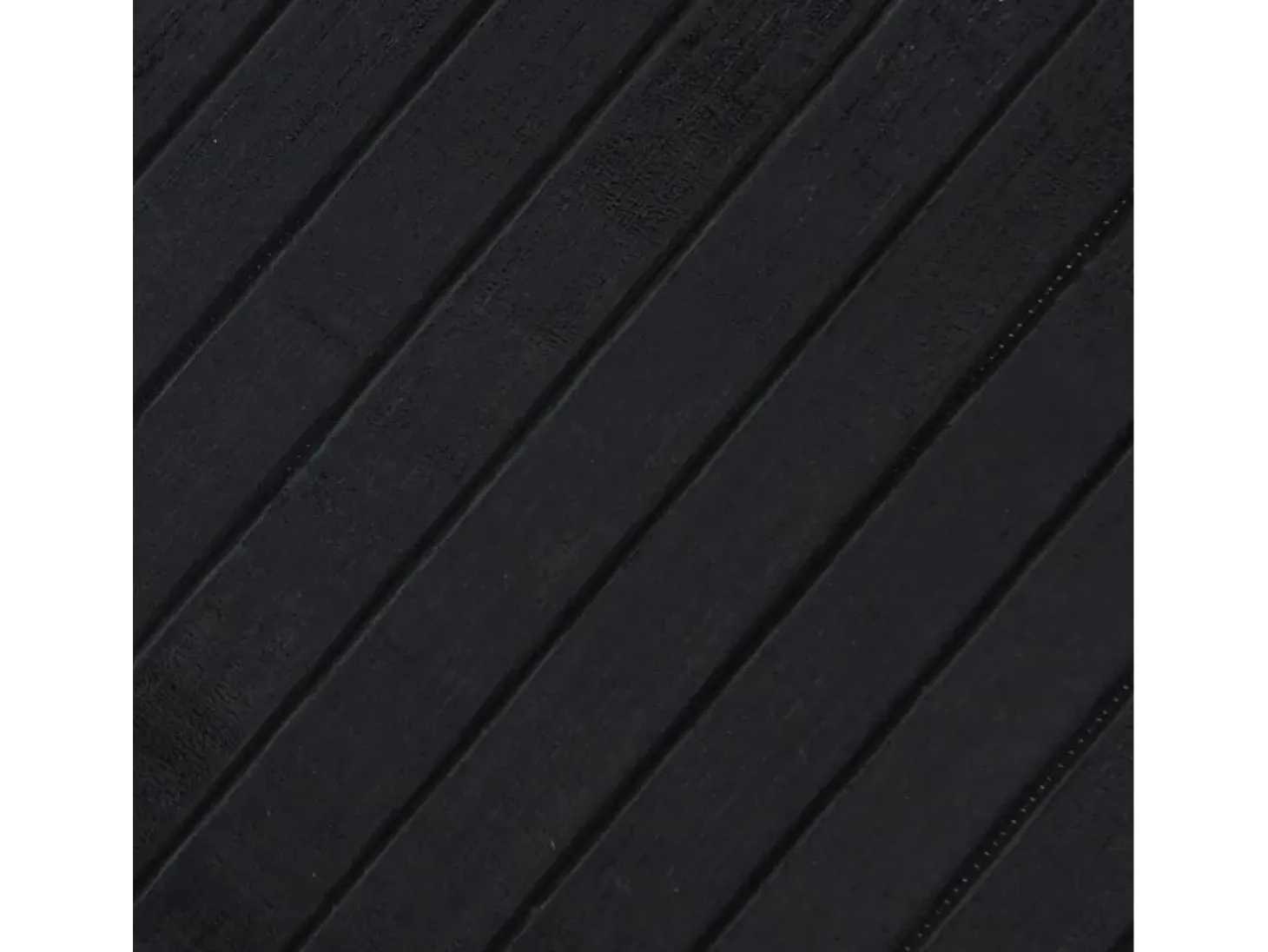 Wakil Alfombra rectangular bambú negro 80x100 cm