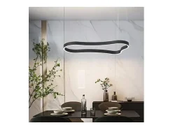 WAVES-3 SP, Colgante de metal negro, Ideal Lux