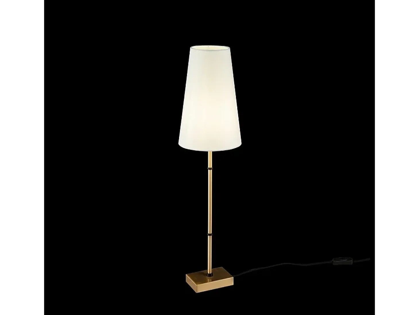 Zaragoza Sobremesa Latón, 1 Luz, E14