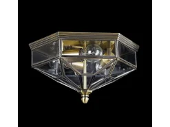 Zeil Plafón de Empotrar Bronce, 3 Luces IP43, E27