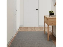 Zev Alfombra de pasillo gris 100x180 cm